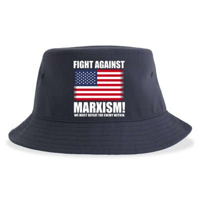 Fight Against Marxism Sustainable Bucket Hat