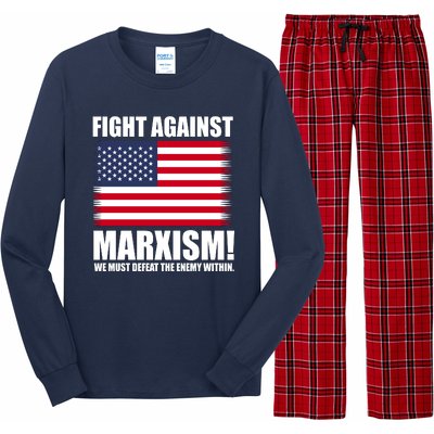 Fight Against Marxism Long Sleeve Pajama Set