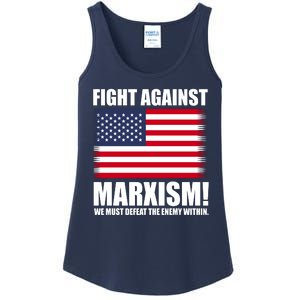 Fight Against Marxism Ladies Essential Tank