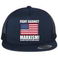 Fight Against Marxism Flat Bill Trucker Hat