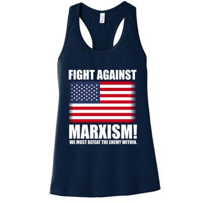 Fight Against Marxism Womens Tank Top