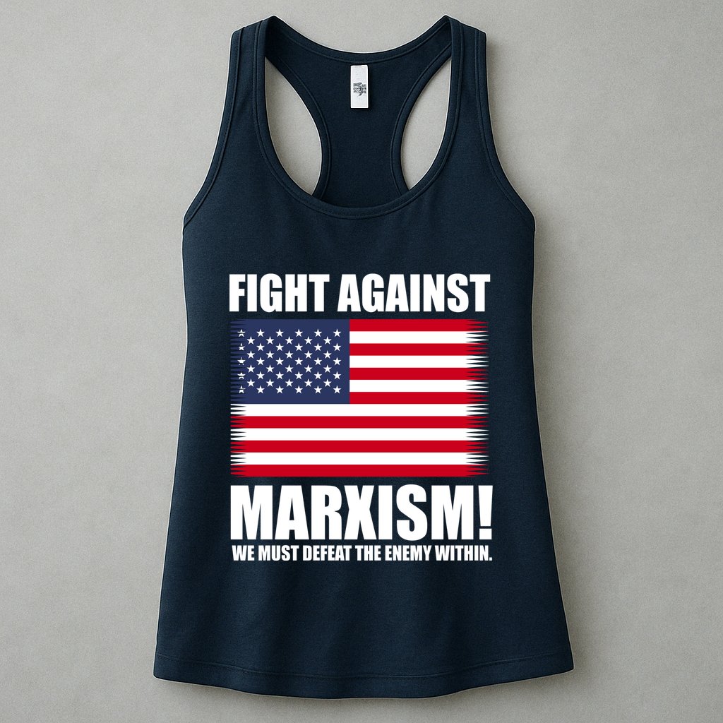 Fight Against Marxism Womens Tank Top