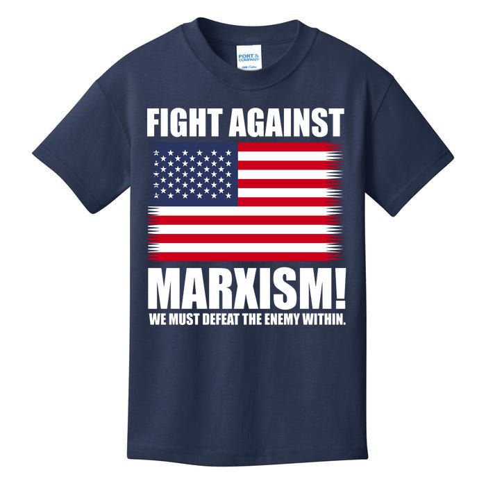 Fight Against Marxism Kids T-Shirt