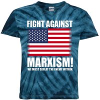 Fight Against Marxism Kids Tie-Dye T-Shirt