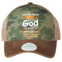 Fight Against MS Awareness Multiple Sclerosis Quote Legacy Tie Dye Trucker Hat