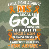 Fight Against MS Awareness Multiple Sclerosis Quote Legacy Tie Dye Trucker Hat