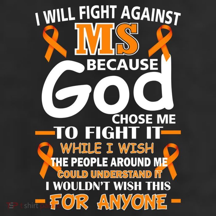 Fight Against MS Awareness Multiple Sclerosis Quote Cool Comfort Performance Bucket Hat
