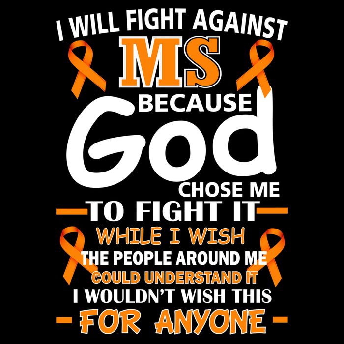 Fight Against MS Awareness Multiple Sclerosis Quote Impact Tech Backpack