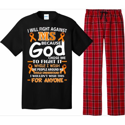 Fight Against MS Awareness Multiple Sclerosis Quote Pajama Set