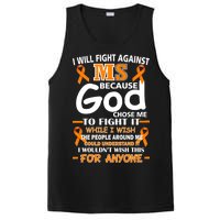 Fight Against MS Awareness Multiple Sclerosis Quote PosiCharge Competitor Tank