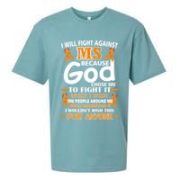 Fight Against MS Awareness Multiple Sclerosis Quote Sueded Cloud Jersey T-Shirt