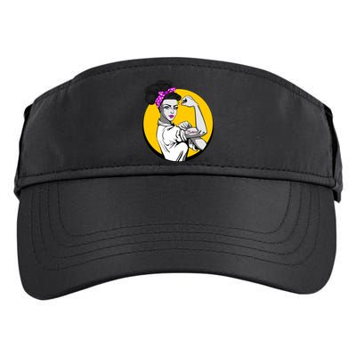 Fight Back Believe Breast Cancer Awareness Adult Drive Performance Visor