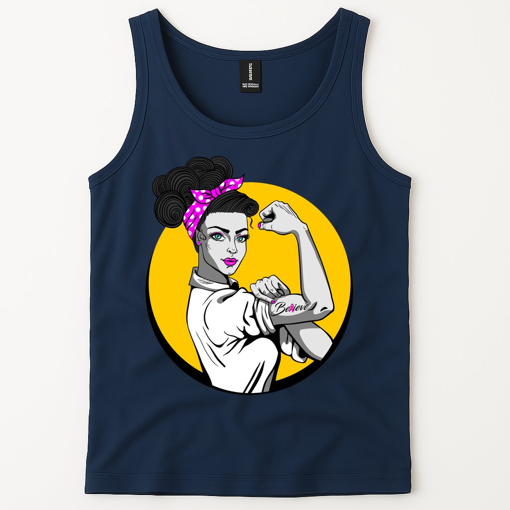 Fight Back Believe Breast Cancer Awareness Tank Top