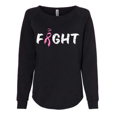 Fight Breast Cancer Womens California Wash Sweatshirt