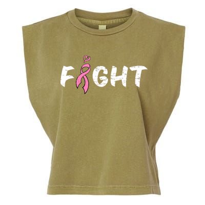 Fight Breast Cancer Garment-Dyed Women's Muscle Tee