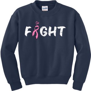 Fight Breast Cancer Kids Sweatshirt