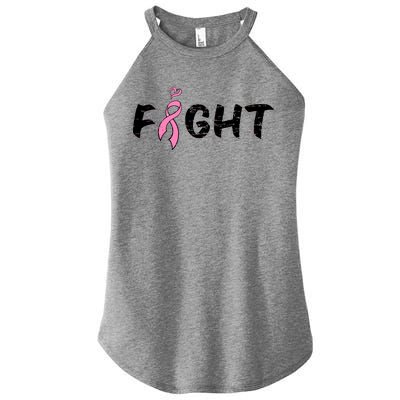 Fight Breast Cancer Women's Perfect Tri Rocker Tank