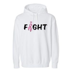 Fight Breast Cancer Garment-Dyed Fleece Hoodie