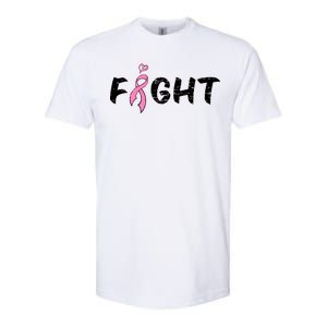 Fight Breast Cancer Softstyle CVC T-Shirt