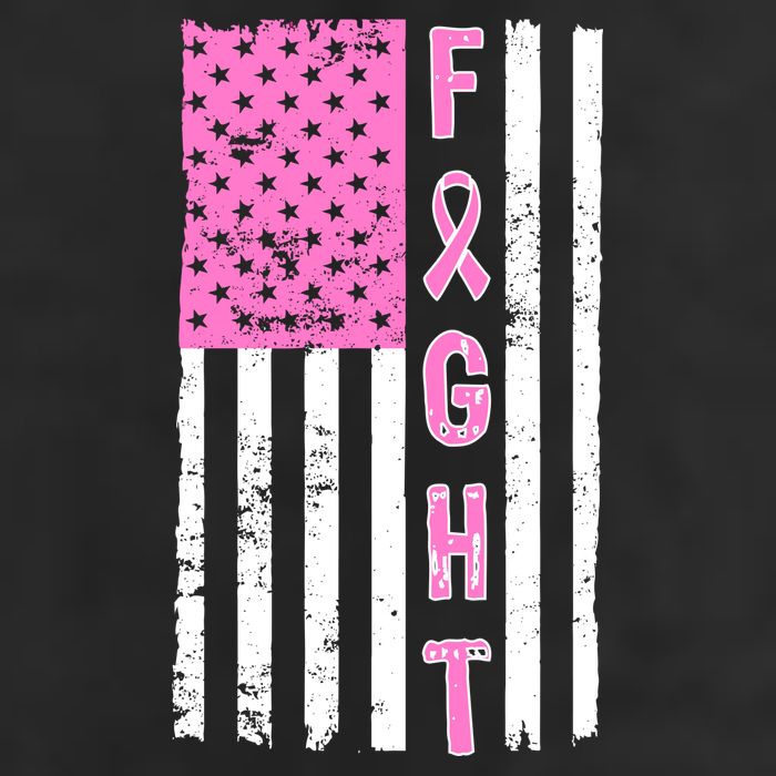 Fight Breast Cancer American Flag Hat