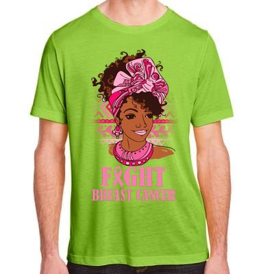 Fight Breast Cancer Awareness African American Adult ChromaSoft Performance T-Shirt