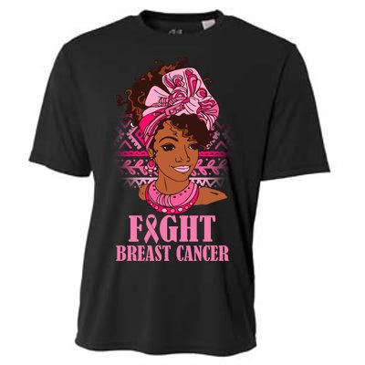 Fight Breast Cancer Awareness African American Cooling Performance Crew T-Shirt