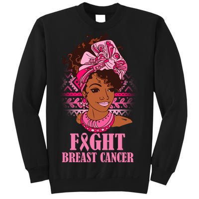 Fight Breast Cancer Awareness African American Sweatshirt