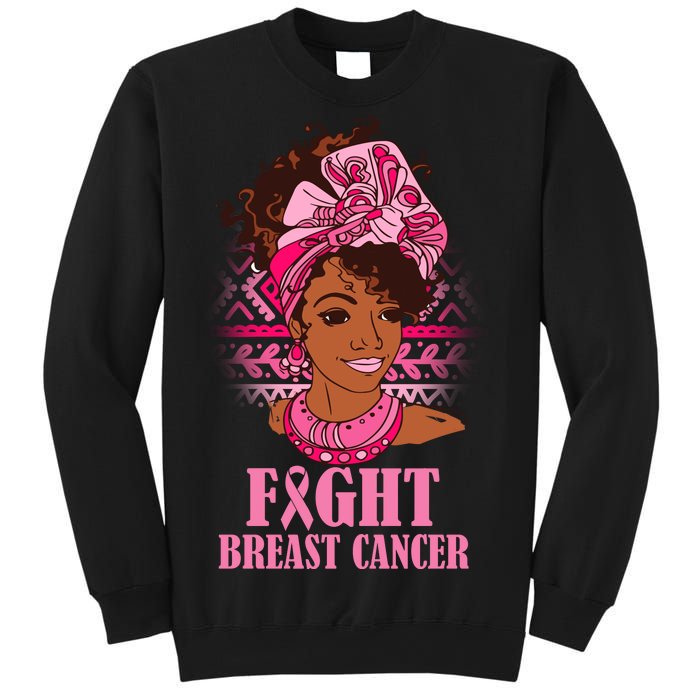 Fight Breast Cancer Awareness African American Sweatshirt