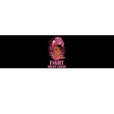 Fight Breast Cancer Awareness African American Bumper Sticker