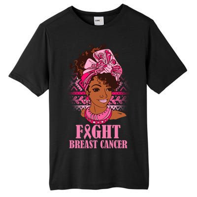 Fight Breast Cancer Awareness African American Tall Fusion ChromaSoft Performance T-Shirt