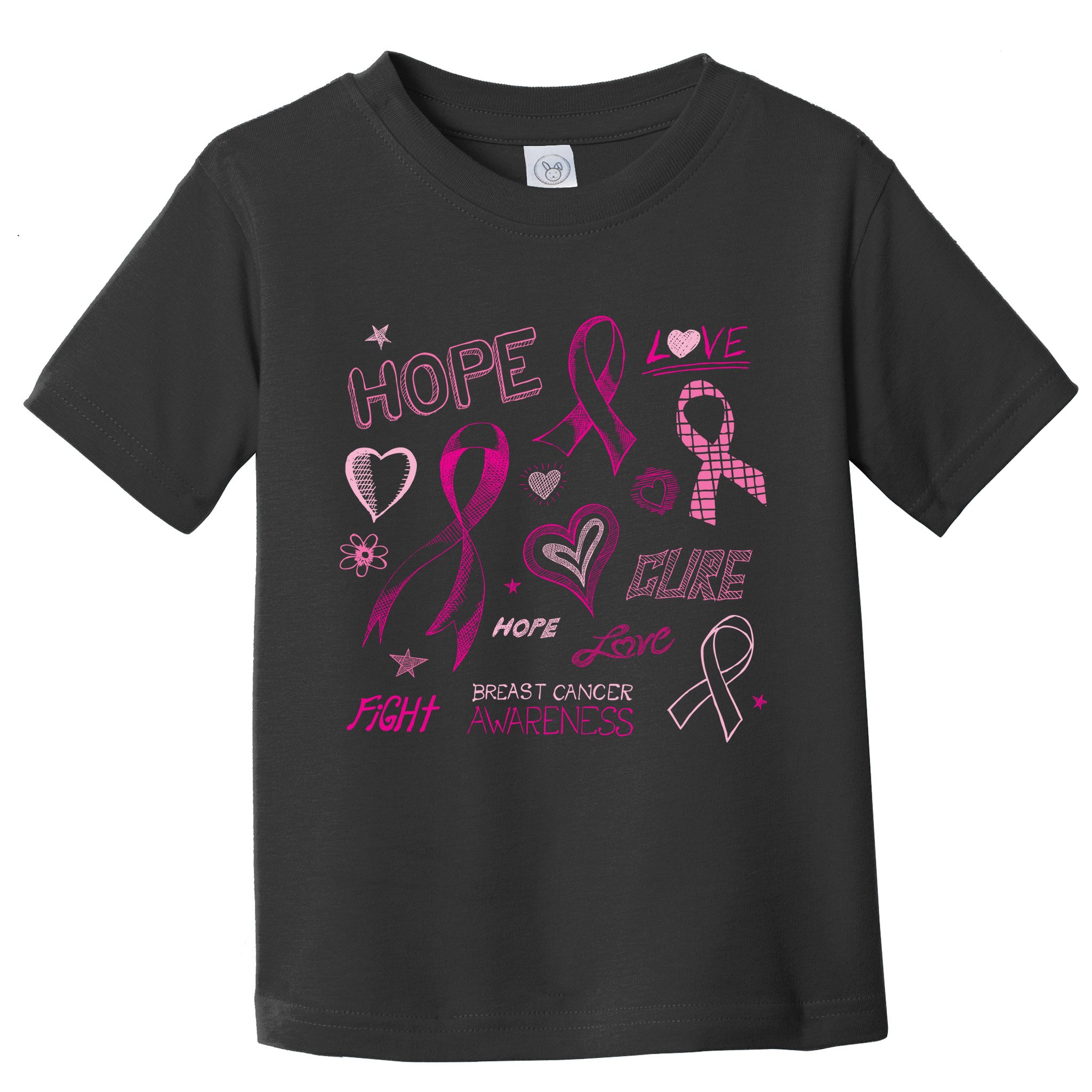 Fight Breast Cancer Awareness Ribbon Toddler T-Shirt