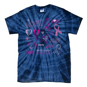 Fight Breast Cancer Awareness Ribbon Tie-Dye T-Shirt