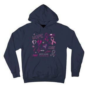 Fight Breast Cancer Awareness Ribbon Tall Hoodie