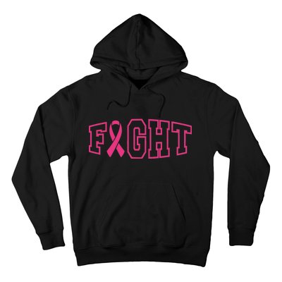 Fight Breast Cancer Logo Hoodie