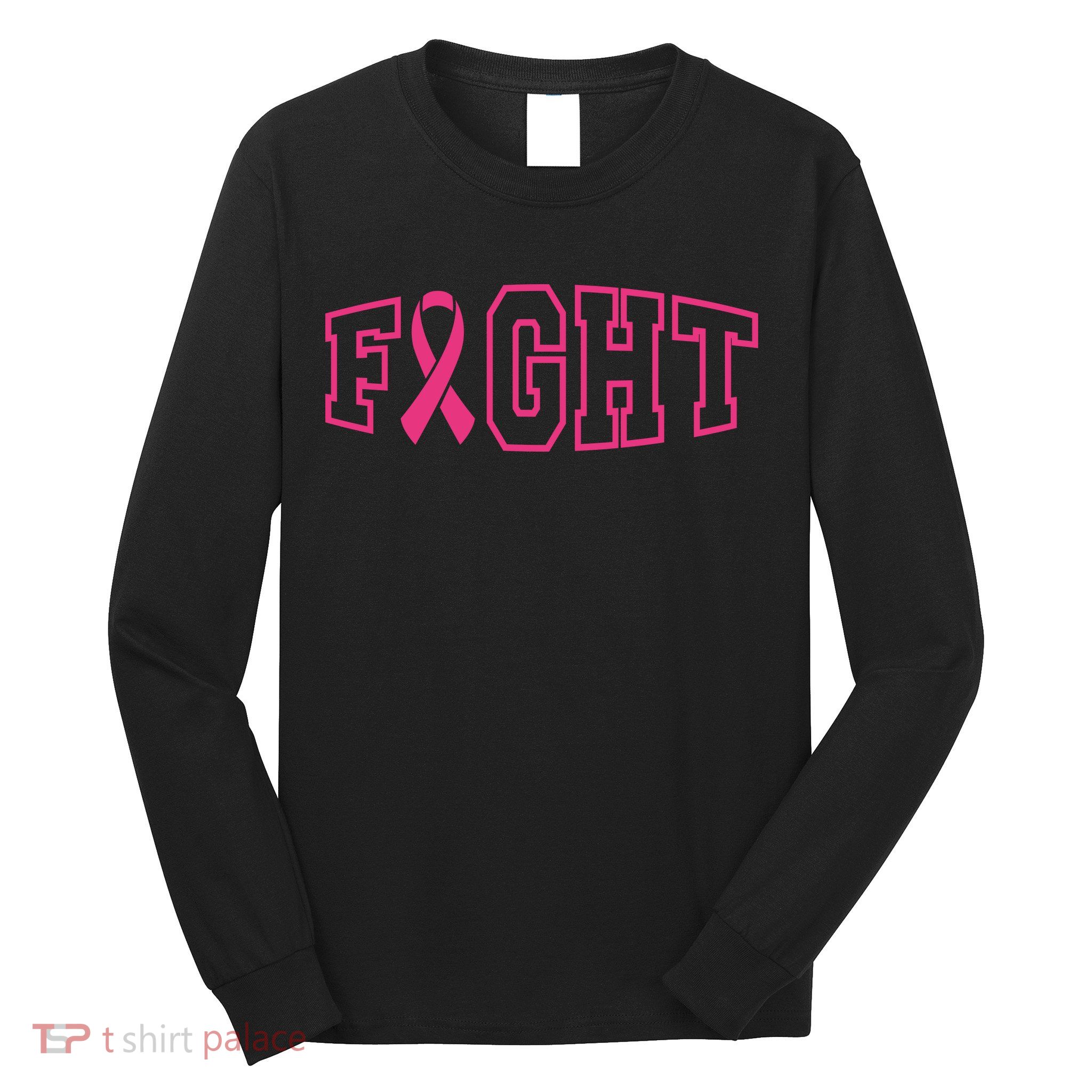Fight Breast Cancer Logo Long Sleeve Shirt