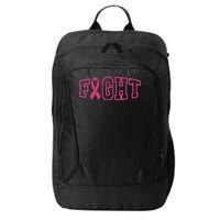 Fight Breast Cancer Logo City Backpack