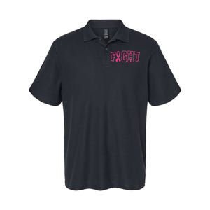 Fight Breast Cancer Logo Softstyle Adult Sport Polo