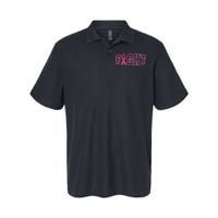 Fight Breast Cancer Logo Softstyle Adult Sport Polo