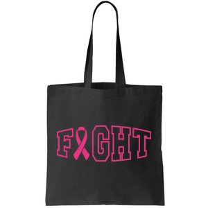 Fight Breast Cancer Logo Tote Bag