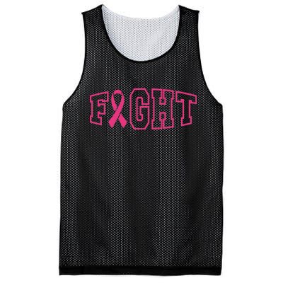 Fight Breast Cancer Logo Mesh Reversible Basketball Jersey Tank