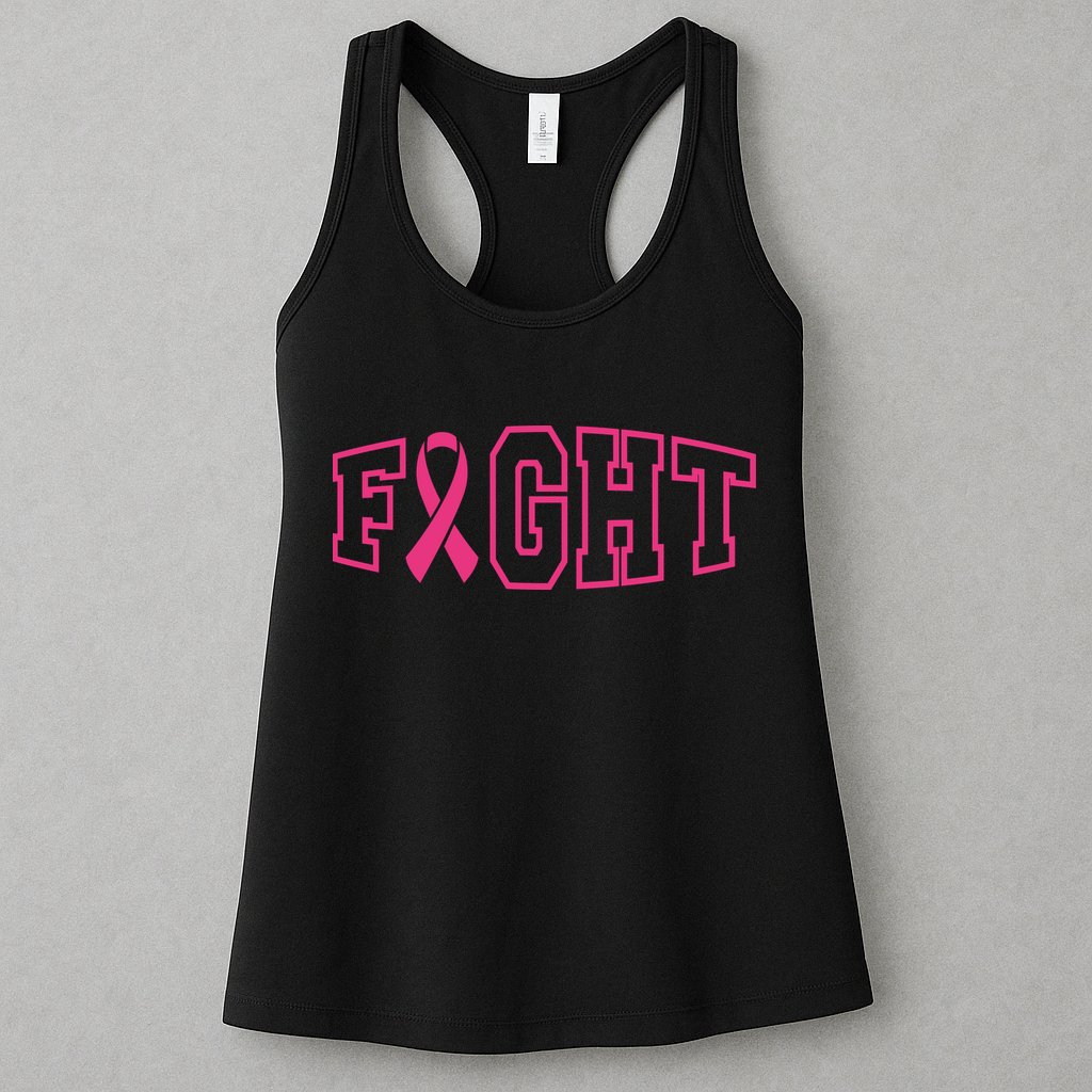 Fight Breast Cancer Logo Womens Tank Top