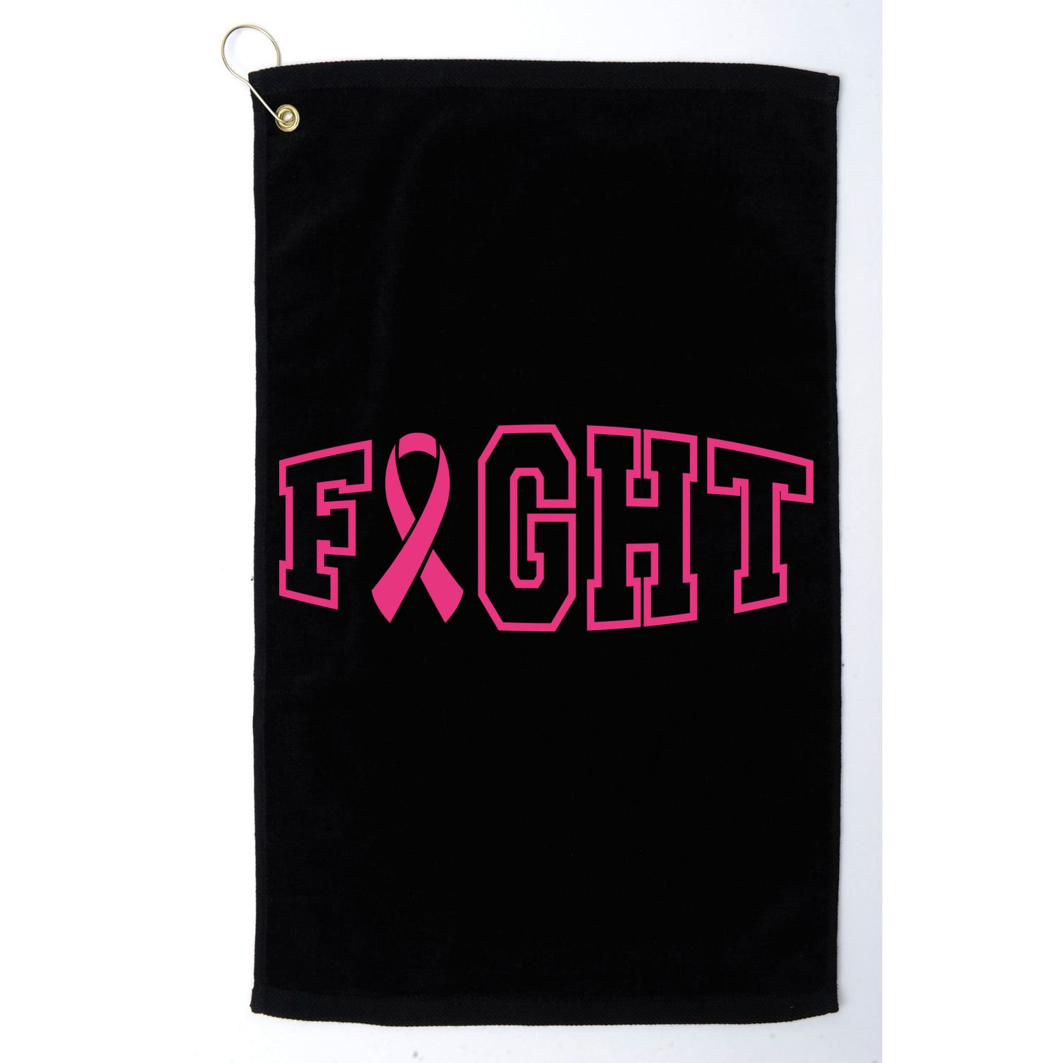 Fight Breast Cancer Logo Golf Towel