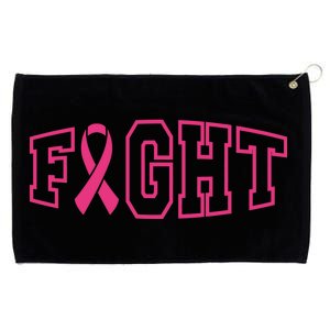 Fight Breast Cancer Logo Grommeted Golf Towel