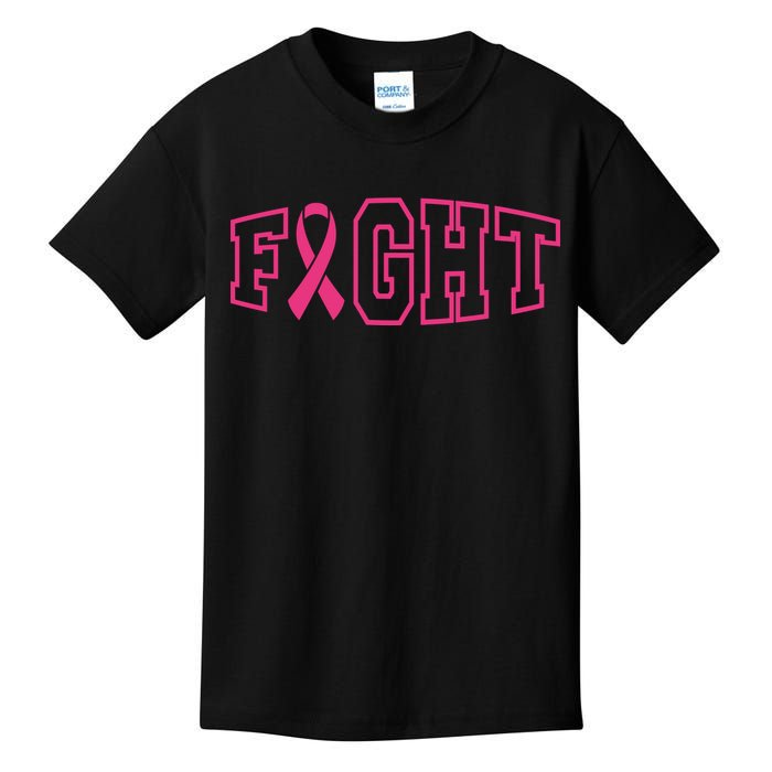 Fight Breast Cancer Logo Kids T-Shirt