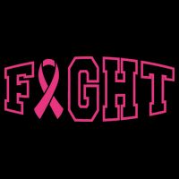 Fight Breast Cancer Logo Zip Tote Bag