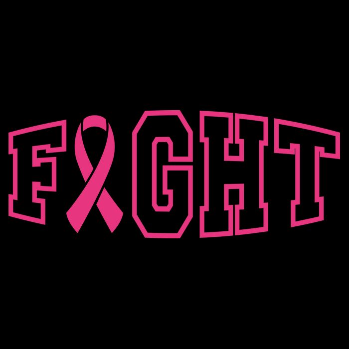 Fight Breast Cancer Logo Zip Tote Bag