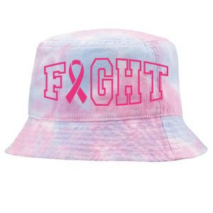 Fight Breast Cancer Logo Tie-Dyed Bucket Hat