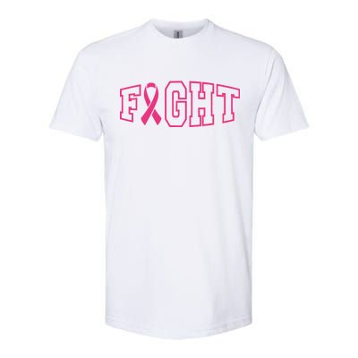 Fight Breast Cancer Logo Softstyle® CVC T-Shirt