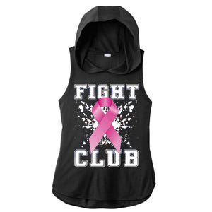 Fight Club Breast Cancer Ladies PosiCharge Tri-Blend Wicking Draft Hoodie Tank