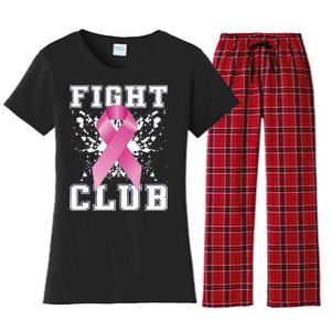 Fight Club Breast Cancer Women's Flannel Pajama Set